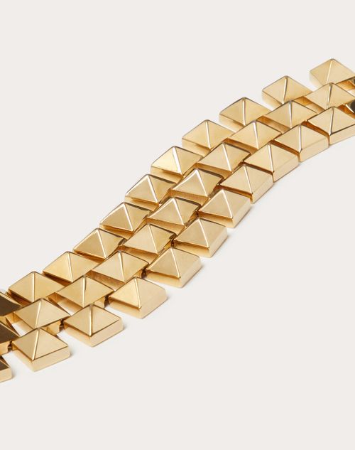 Valentino Garavani - Stud Reign Metal Bracelet - Gold - Woman - Jewelry