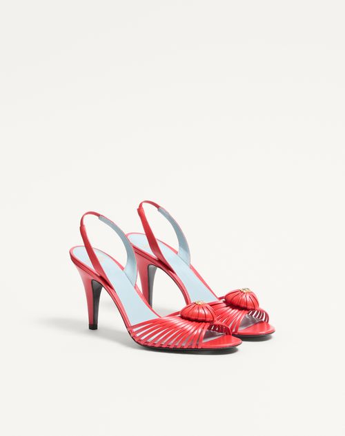 Valentino Garavani - 샌들 쿠에르 로얄 키드스킨 85mm - 레드 - 여성 - Shelf - W Shoes - Sandal Royal/annet