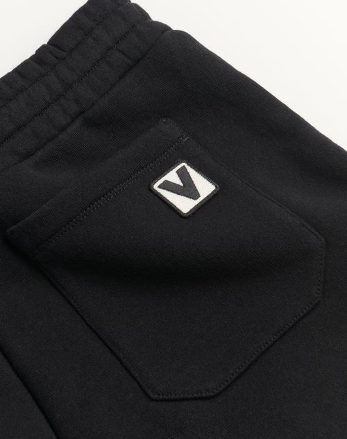 シェ ヴァレンティノ パッチ付きコットン ジョギング パンツ for シェ ヴァレンティノ パッチ付きコットン ジョギング パンツ for