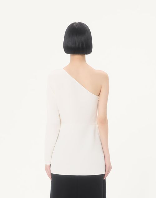 Valentino - Cady Couture Top - Ivory - Woman - Shirts And Tops