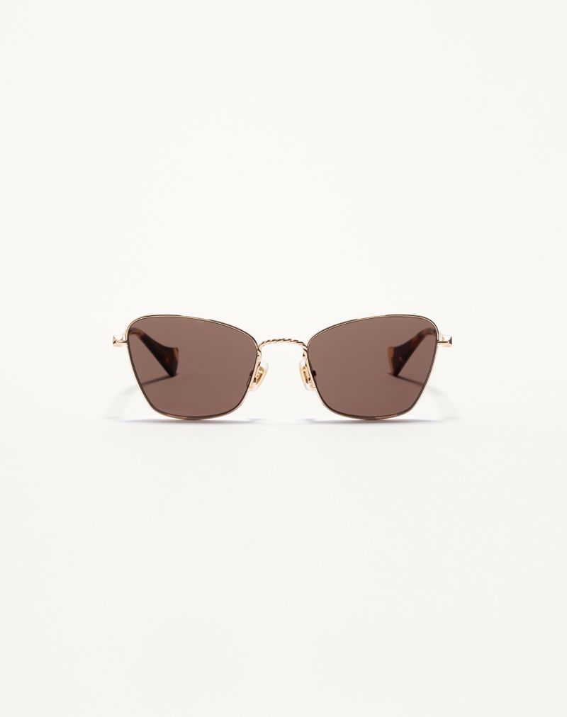 VALENTINO キャットアイ メタル アイウェア