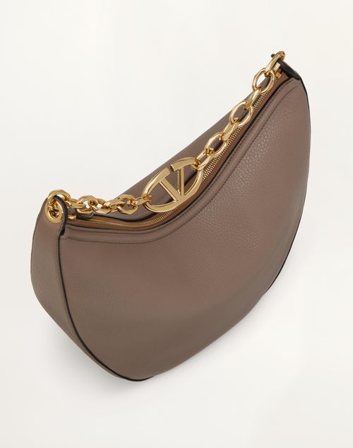 Vlogo Moon Medium Grainy Calfskin Hobo Bag With Chain for Vlogo Moon Medium Grainy Calfskin Hobo Bag With Chain for