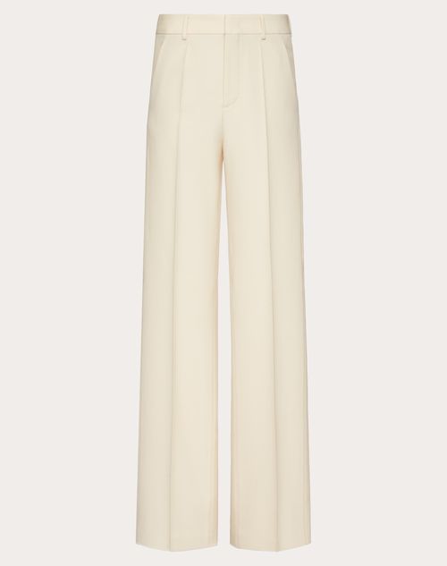 Valentino - Wool Pants - Beige - Man - Trousers And Shorts