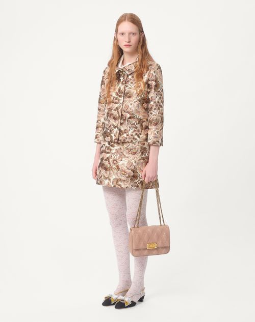  - Latte/pink Lurex