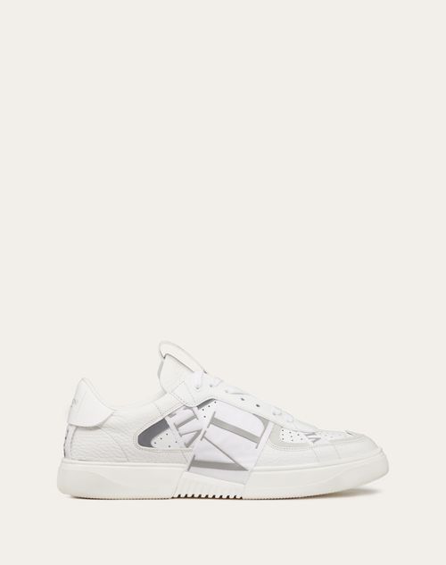 Valentino Garavani - Low-top Calfskin Vl7n Sneaker With Bands - White - Man - Man