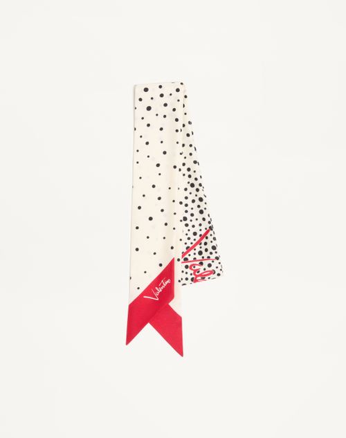 Valentino Garavani - Little Stars Starry Silk Bandeau Scarf - Vanilla/multicolor - Woman - Soft Accessories
