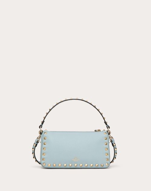 SMALL ROCKSTUD GRAINY CALFSKIN CROSSBODY BAG