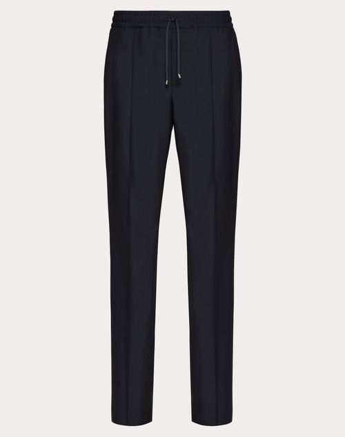 Valentino - Wool Pants - Dark Blue - Man - New Arrivals