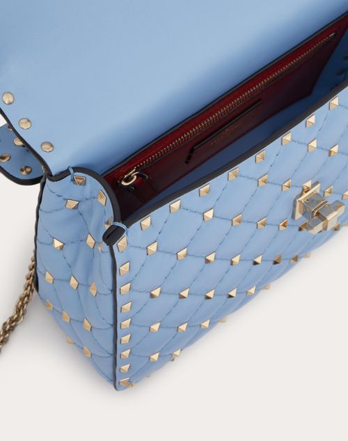 Valentino blue rockstud outlet bag