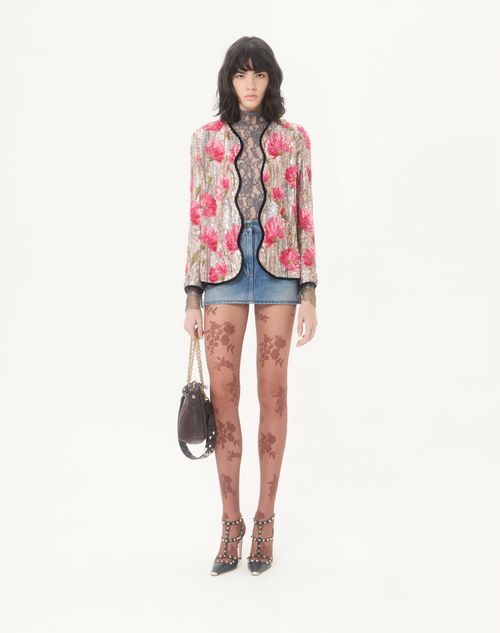 Valentino - Embroidered Organza Jacket - Multicolor - Woman - Jackets And Blazers
