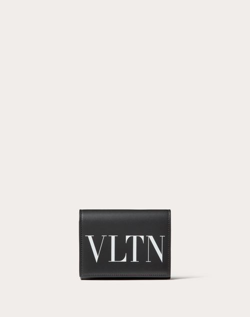 Valentino Garavani - Vltn カーフスキン ウォレット - ブラック/ホワイト - 男性 - メンズ ギフト