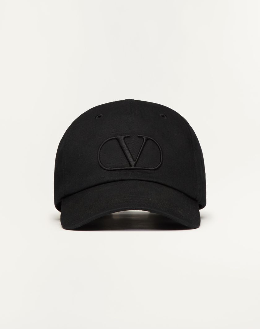 Valentino Handbags Cappello Baseball Vlogo Signature per Uomo in Nero | Valentino IT