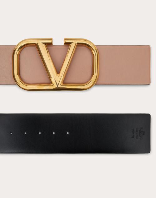 Reversible Vlogo Signature Belt In Glossy Calfskin 70 Mm for Reversible Vlogo Signature Belt In Glossy Calfskin 70 Mm for