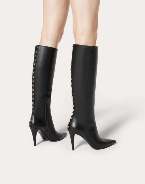 Valentino rockstud spike outlet boots