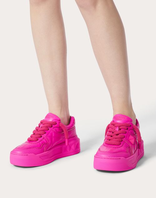 Womens pink store valentino trainers