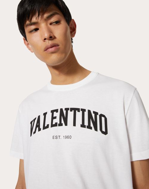 VALENTINO PRINT COTTON T-SHIRT