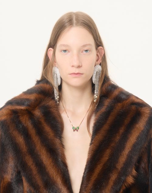 Valentino - Goatskin Coat - Chocolate - Woman - Coats And Outerwear