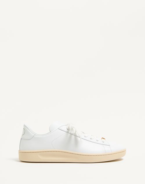 Valentino Garavani - Royco Trainer In Nappa Calfskin - White - Man - Trainers