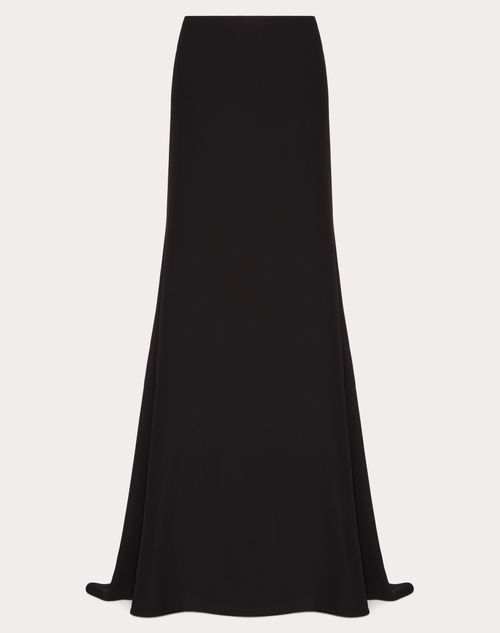 Valentino - Cady Couture Long Skirt - Black - Woman - Skirts