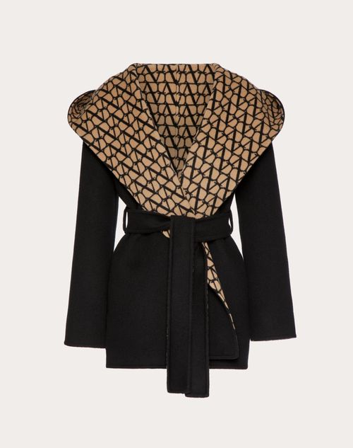 Louis Vuitton Signature Hooded Wrap Robe Coat