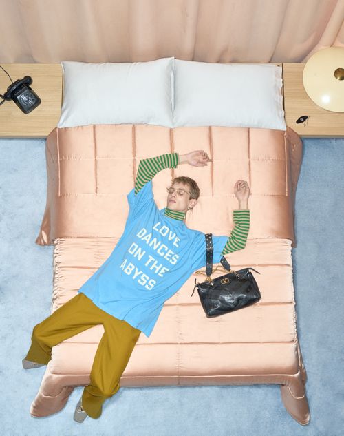 Valentino - ヴァレンティノ  - スカイブルー - メンズ - Tシャツ/スウェット