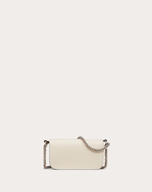 Locò Small Shoulder Bag With Jewel Logo for Woman in Poudre
