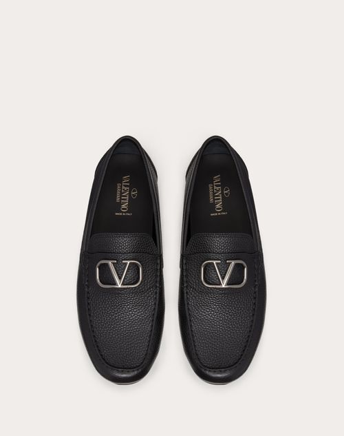 Valentino leather discount shoes