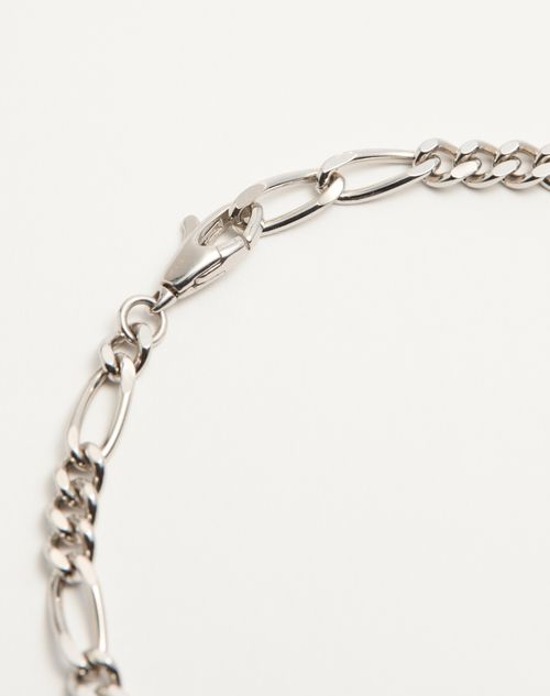 Valentino Garavani - Valentino Ovalette Metal Bracelet - Transparent - Man - Jewellery