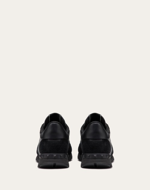 Valentino Garavani Black Rockrunner Sneakers