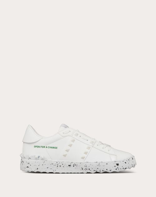 Open For Change Sneaker Bio-based Material for Woman in White/multicolor | Valentino US