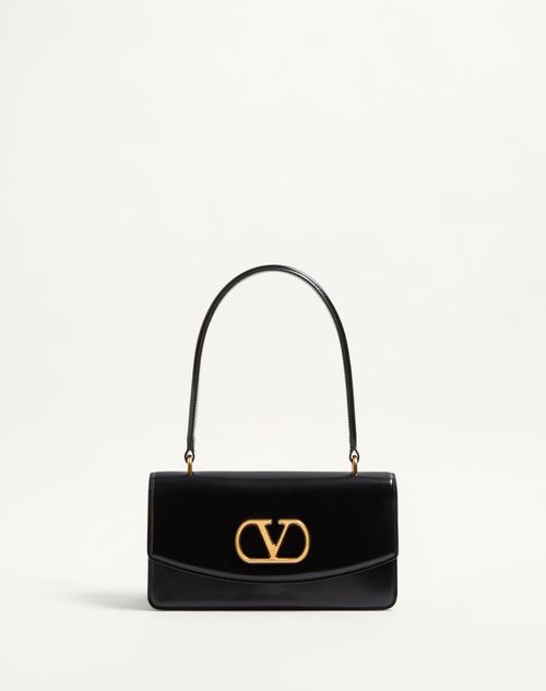 Valentino Garavani Vain Bag With Handle In Shiny Calfskin Valentino Garavani Vain Bag With Handle In Shiny Calfskin