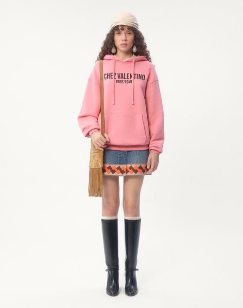 ヴァレンティノ ガラヴァーニ ネルコート スエード フリンジ付き  