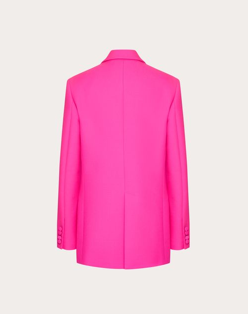 Valentino - Crepe Couture Blazer - Pink Pp - Frau - Jacken Und Mäntel
