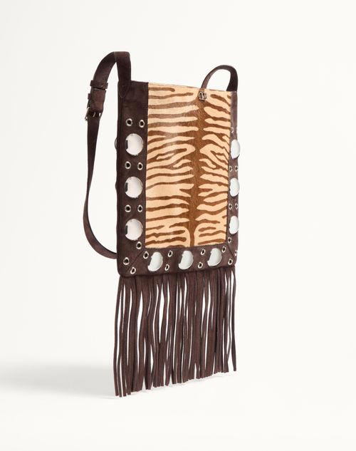 Valentino Garavani Nellcôte Shoulder Bag In Animalier Pony Valentino Garavani Nellcôte Shoulder Bag In Animalier Pony