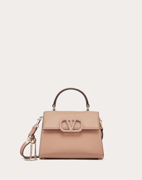 Valentino Garavani - Small Vsling Handbag With Jewel Logo - Rose Cannelle - Woman - Vsling - Bags