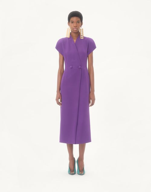 Valentino - Cady Couture Dress - Purple - Woman - Dresses