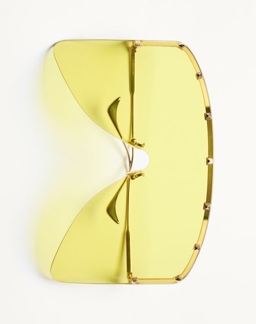 Valentino - Metal Mask Eyewear - Gold/yellow - Unisex - Eyewear