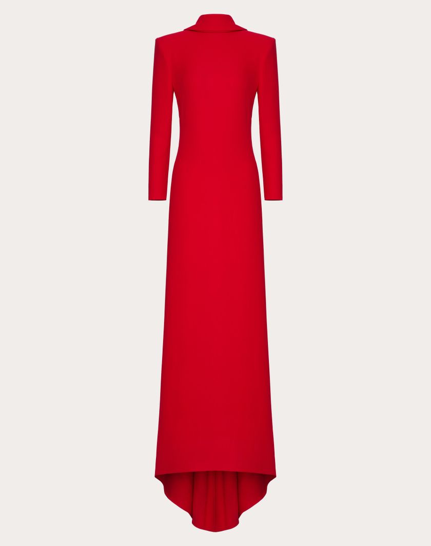 Valentino Handbags Gown In Cady Couture per Donna in Rosso | Valentino IT