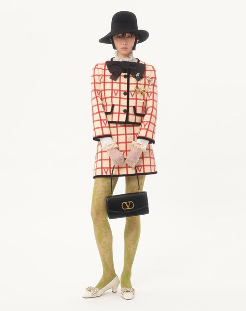 Valentino Garavani ヴァレンティノ フローラルレース シャツ