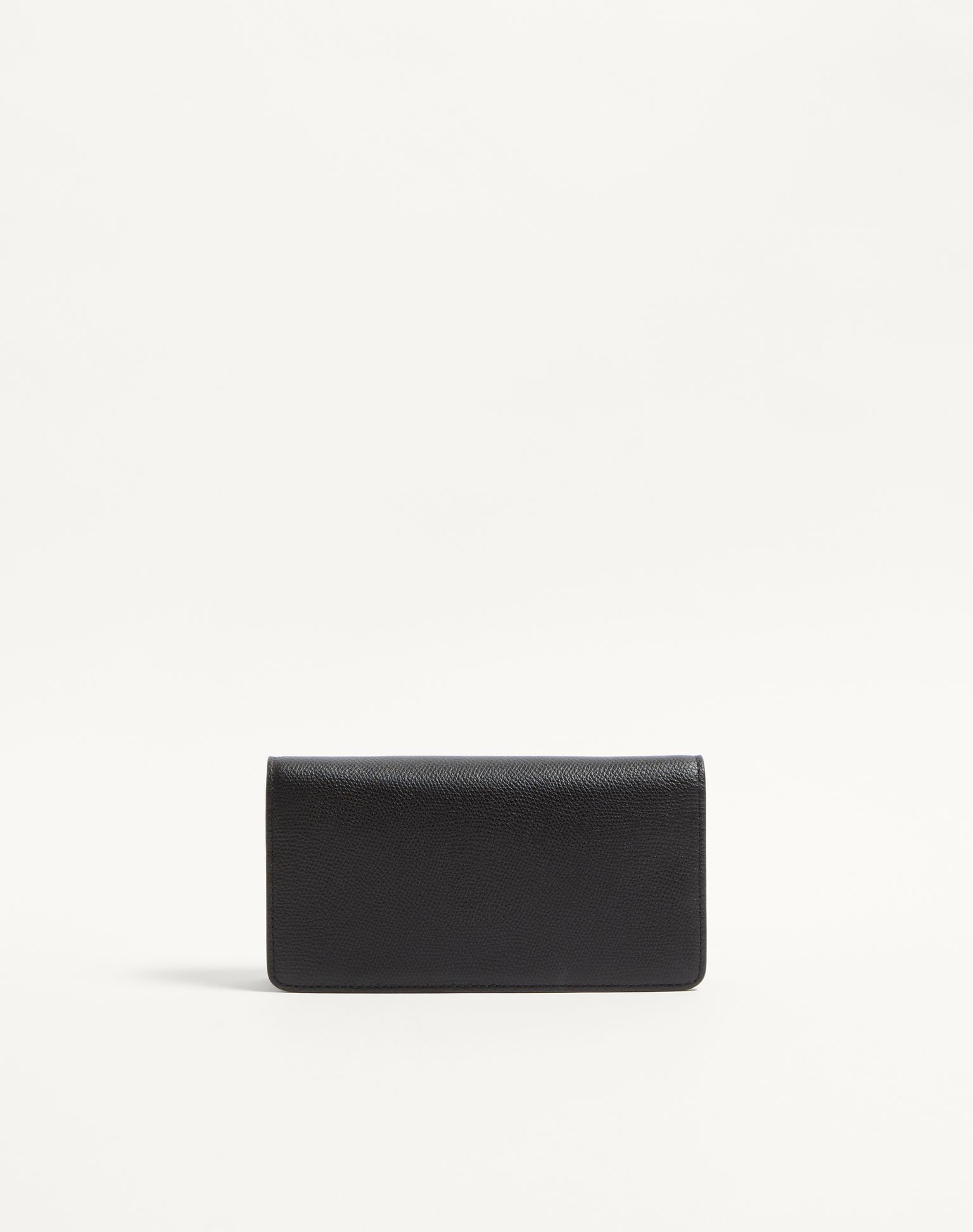 발렌티노 가라바니 브이로고 시그니처 그레이니 카프스킨 체인 지갑 7W2P0S93RQR_0NO