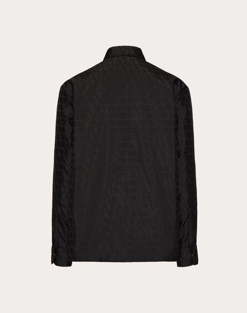 Valentino - Reversible Nylon Jacket With Toile Iconographe Pattern - Black - Man - Shelf - Mrtw - Pre Ss24 Toile