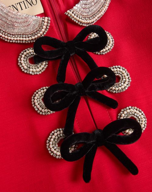 Valentino - Embroidered Crepe Couture Short Dress - Paris - Woman - Dresses