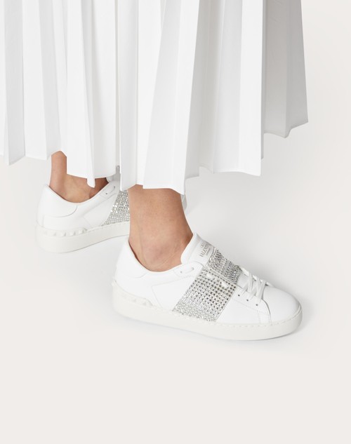 valentino crystal trainers