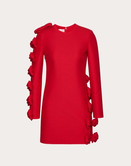 Crepe Couture Short Dress for Woman in Red Valentino RS