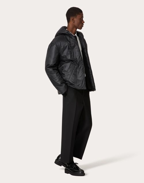 Valentino - Wool Trousers - Black - Man - Trousers And Shorts