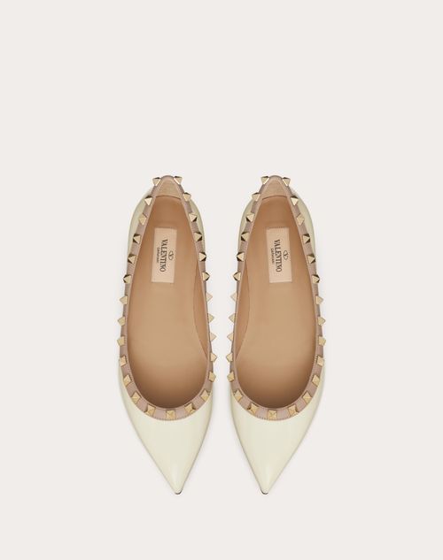 Ivory pointed toe online flats