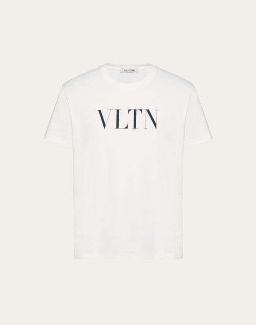 Vltn T-shirt for Man in Black | Valentino PH