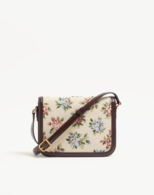 Valentino Garavani - Valentino Garavani 9to5 Small Shoulder Bag In Papier Floral Jacquard Fabric - Multicolor - Woman - Woman Bags & Accessories Sale