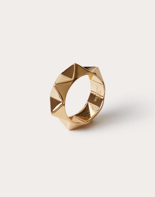 Valentino Garavani - Metal Rockstud Ring - Gold - Woman - Rings