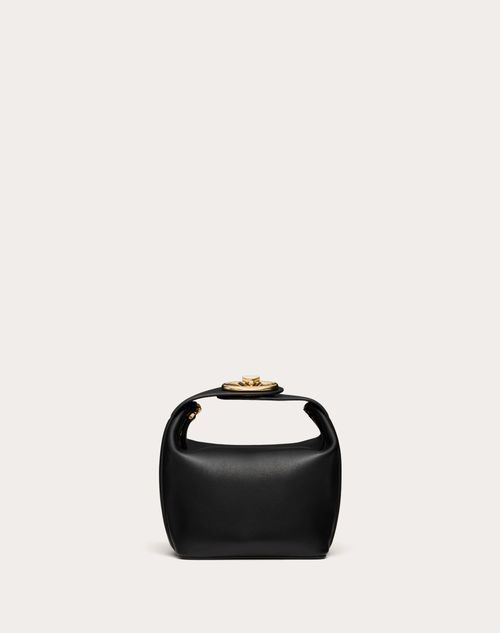 Valentino Garavani - Vlogo The Bold Edition Mini-handtasche Aus Nappaleder - Schwarz - Frau - Shelf - W Bags - Vlogo Soft